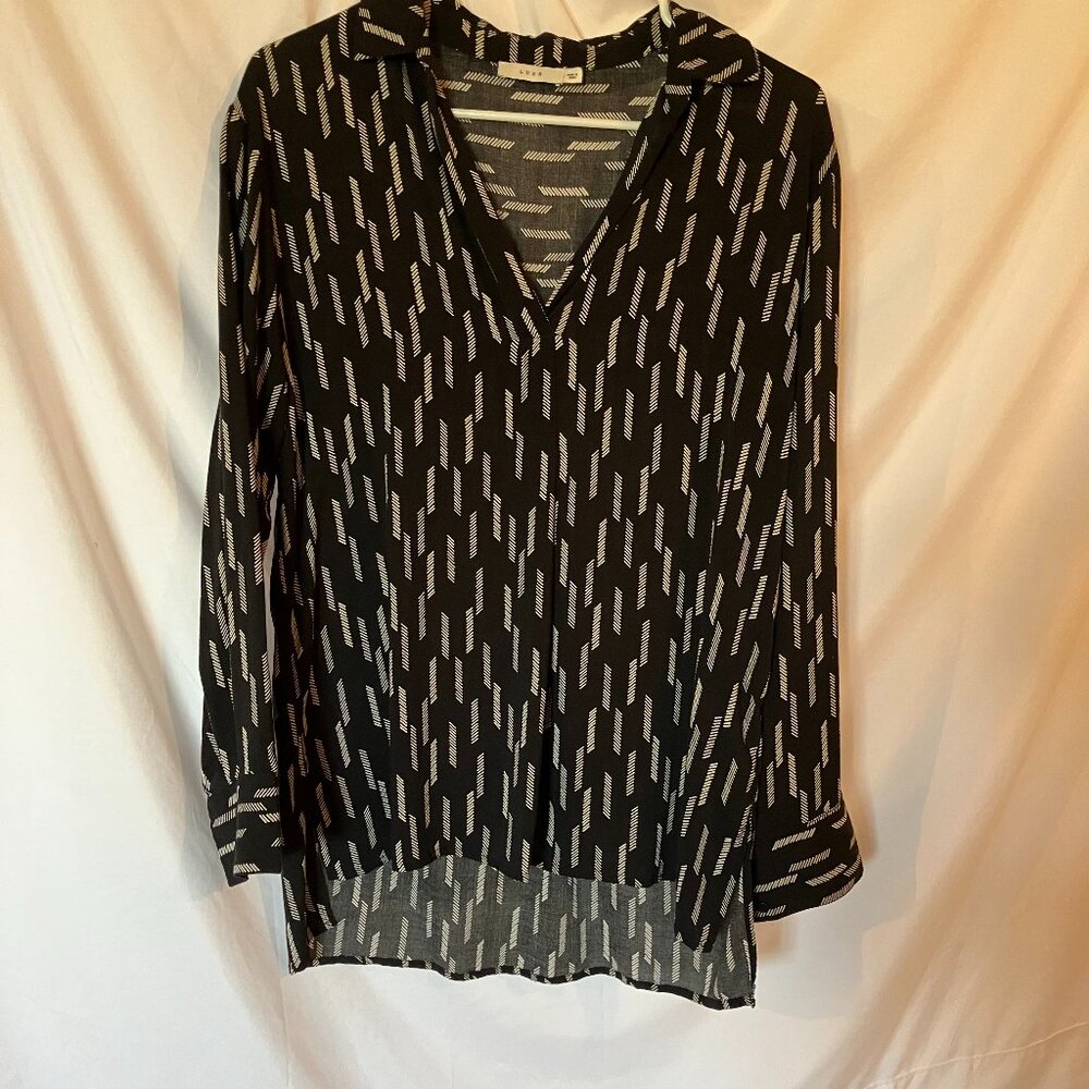 LUSH black and white blouse